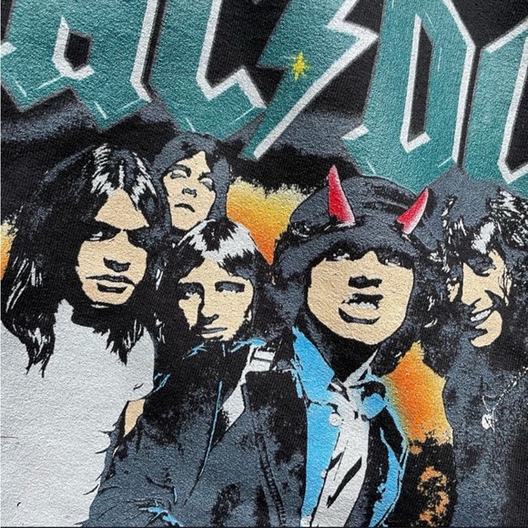 Urban Outfitters AC/DC Highway To Hell Poster Crew Neck Sweatshirt - Picture 5 of 11